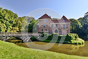 Castle in Oporow in central Poland. photo